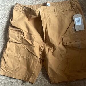 FRYE AND CO. Tan Cargo Shorts with Classic Style